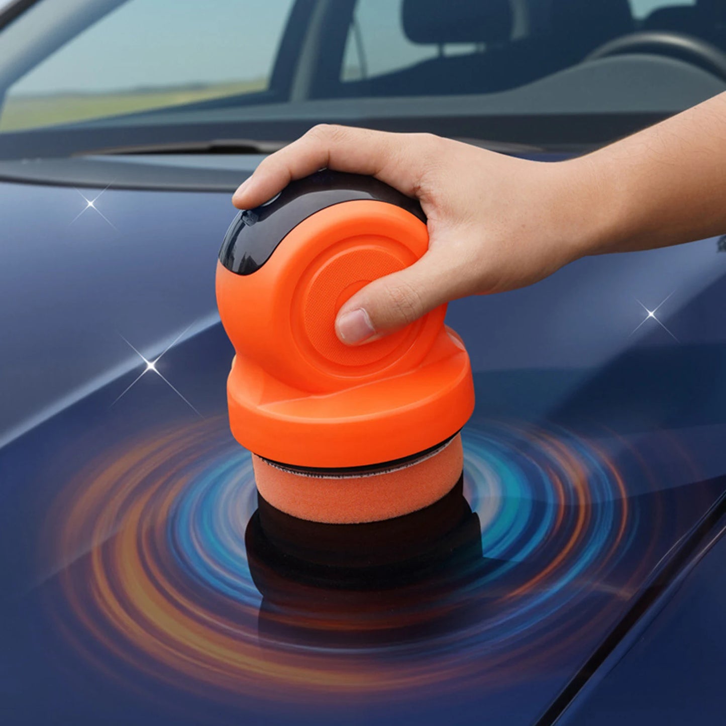 Auto-Poliermaschine Kompakt 3 Variable Geschwindigkeiten Kabelloses Polier- und Wachsgerät All-in-One Handpolierer fü...
