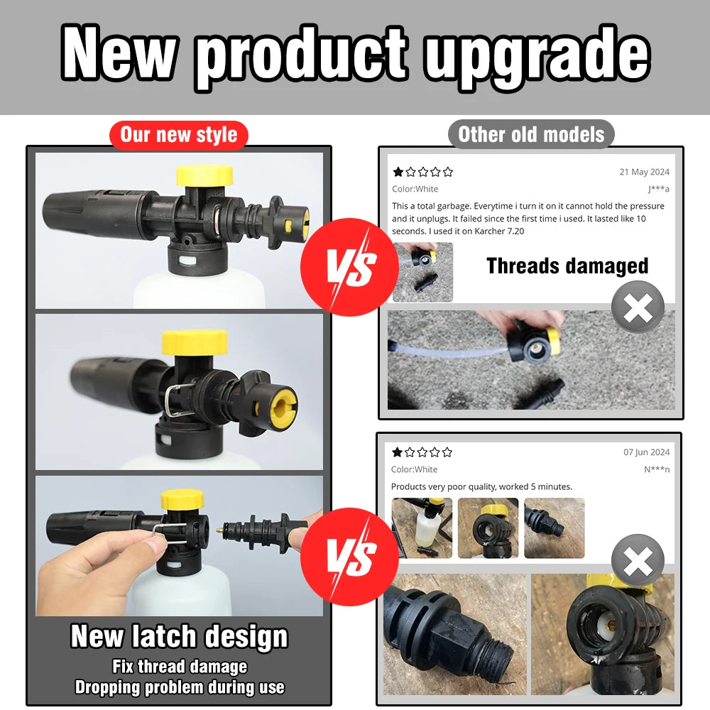 Schaumkanone für Karcher K2 K3 K4 K5 K6 K7