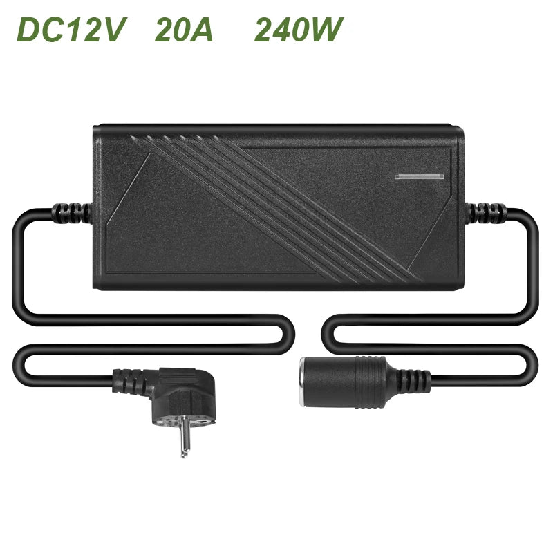 AC/DC 110V/220V auf 12V Konverter 20A – SwissGlanzGarage Ansicht 2