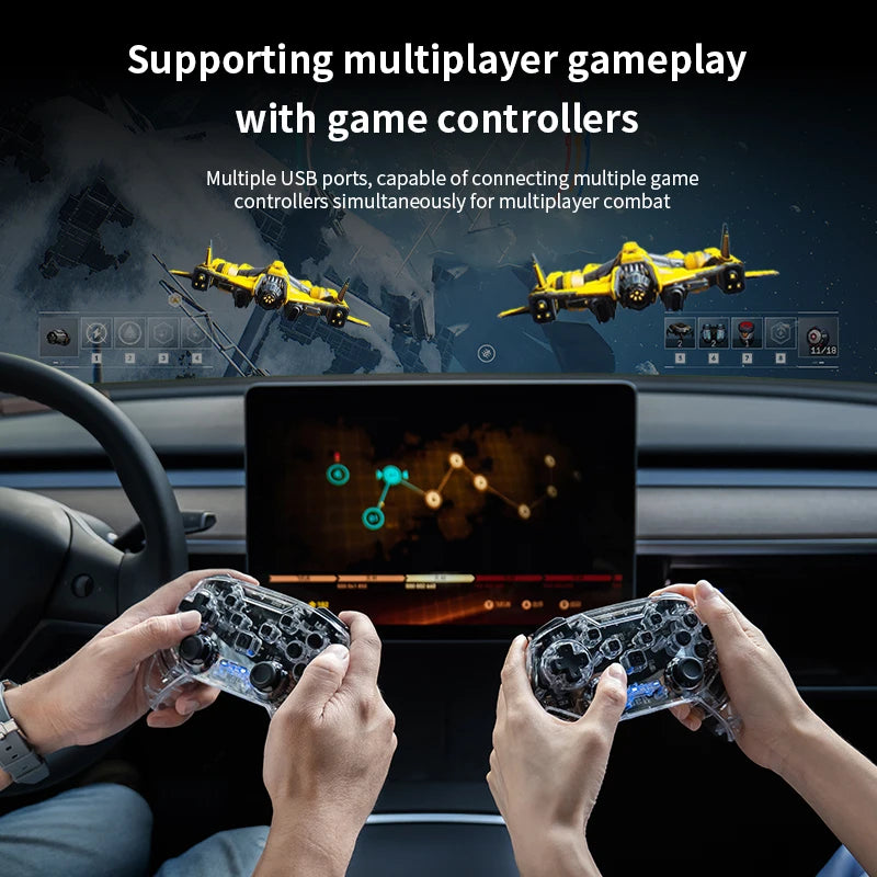 4-in-1 USB Hub für Tesla Model 3/Y – SwissGlanzGarage Ansicht 4