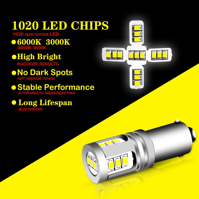 AUXITO Canbus T15 LED W16W Rückfahrlicht 6000K 12 V – SwissGlanzGarage Ansicht 3