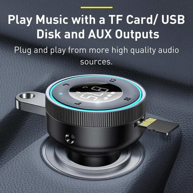 FM-Transmitter Bluetooth 5.0 mit USB-Ladegerät – SwissGlanzGarage Ansicht 5