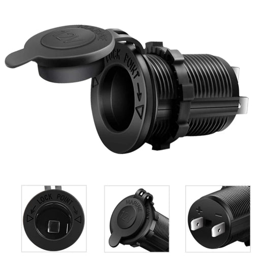 Auto Cigarette Lighter Socket 12V-24V Wasserdicht Plug – SwissGlanzGarage Ansicht 2
