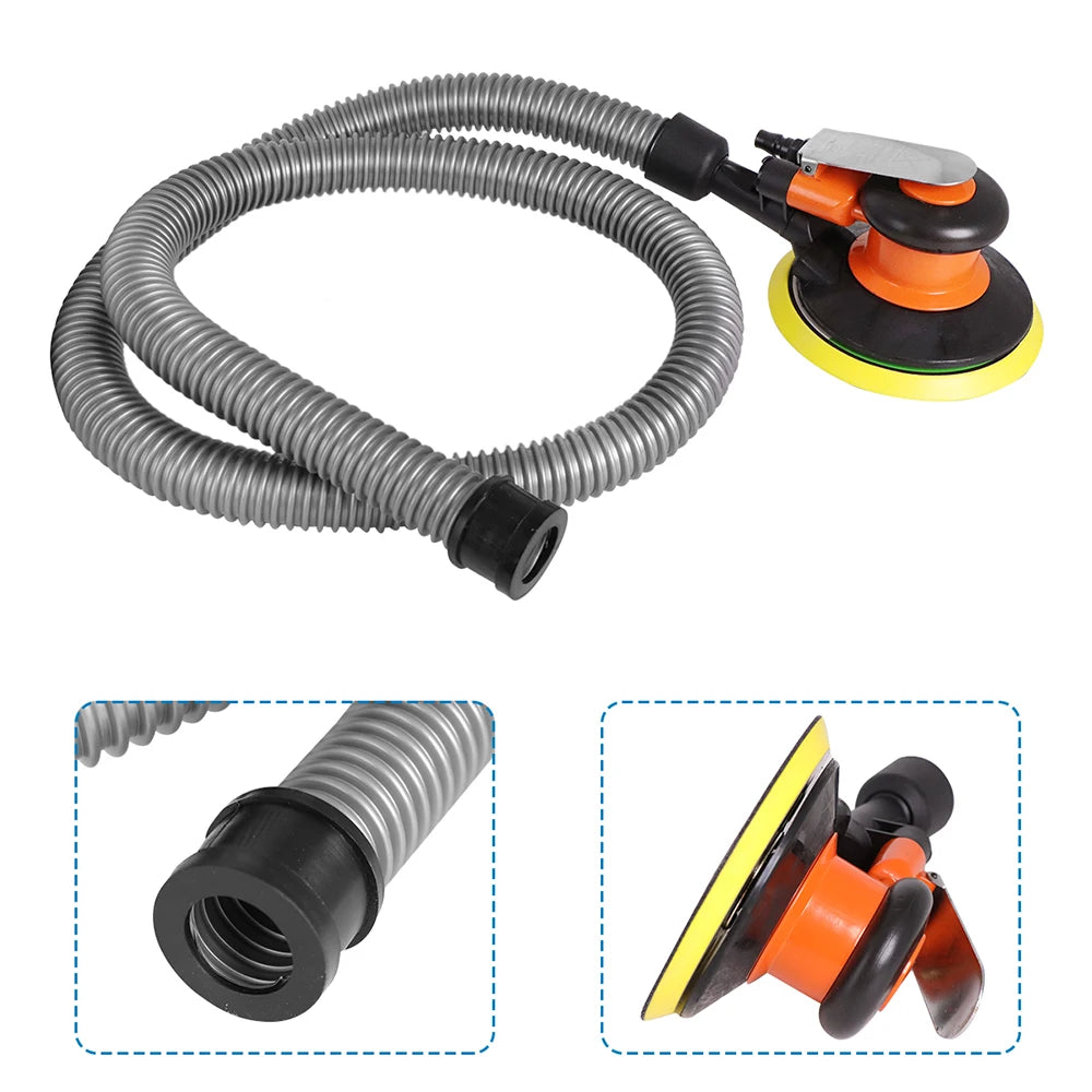 WENXING Mini Druckluft-Exzenterschleifer Pneumatik-Set für Autoaufbereitung