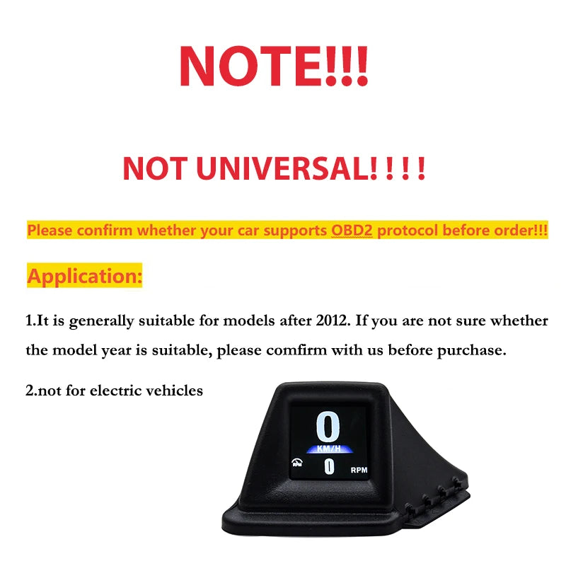 HUD OBD2+GPS Bordcomputer – SwissGlanzGarage Ansicht 6