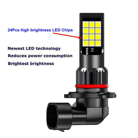 H11 H8 9006 HB4 881 LED Scheinwerfer Set – SwissGlanzGarage Ansicht 2
