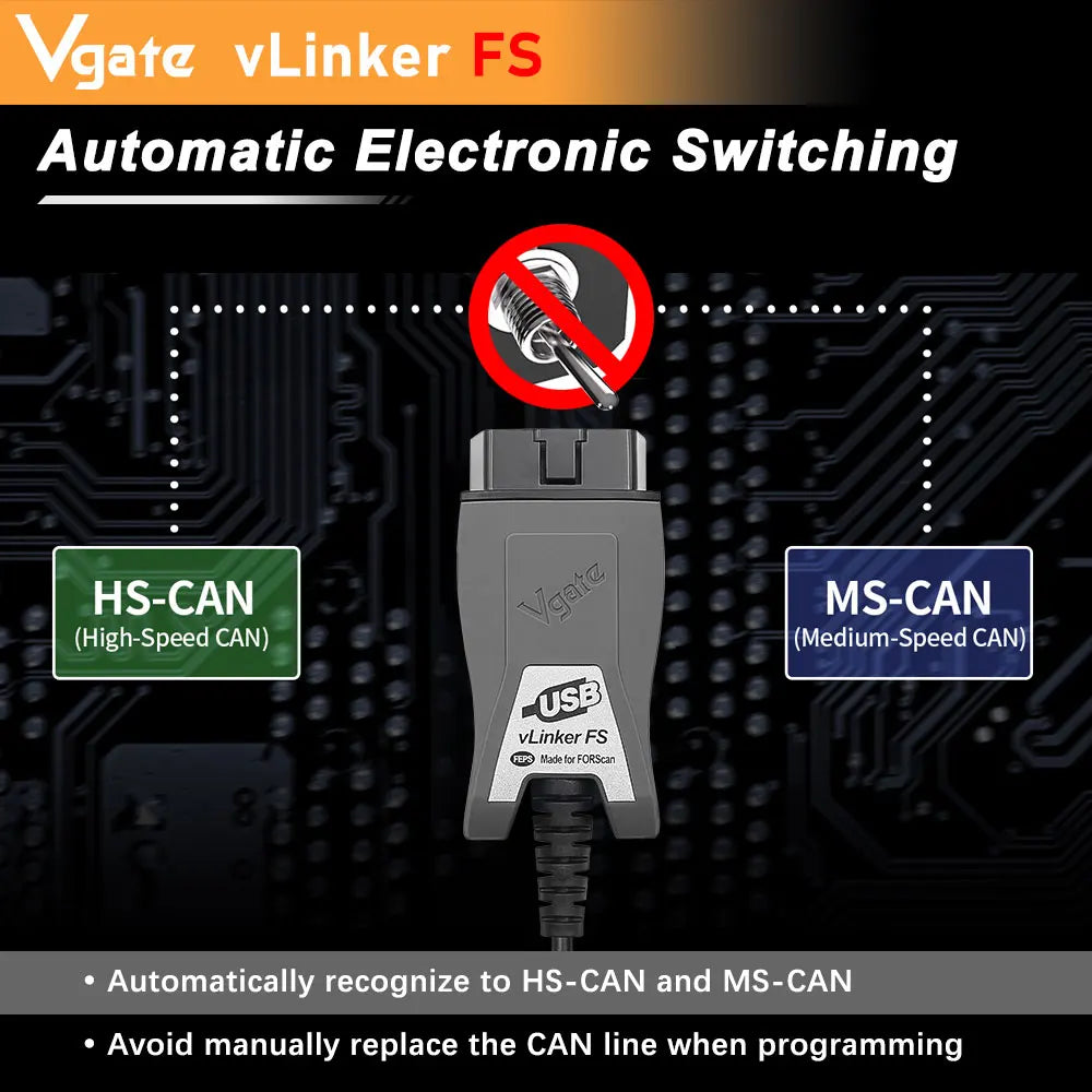 Vgate vLinker FS ELM327 OBD2 Adapter – SwissGlanzGarage Ansicht 4