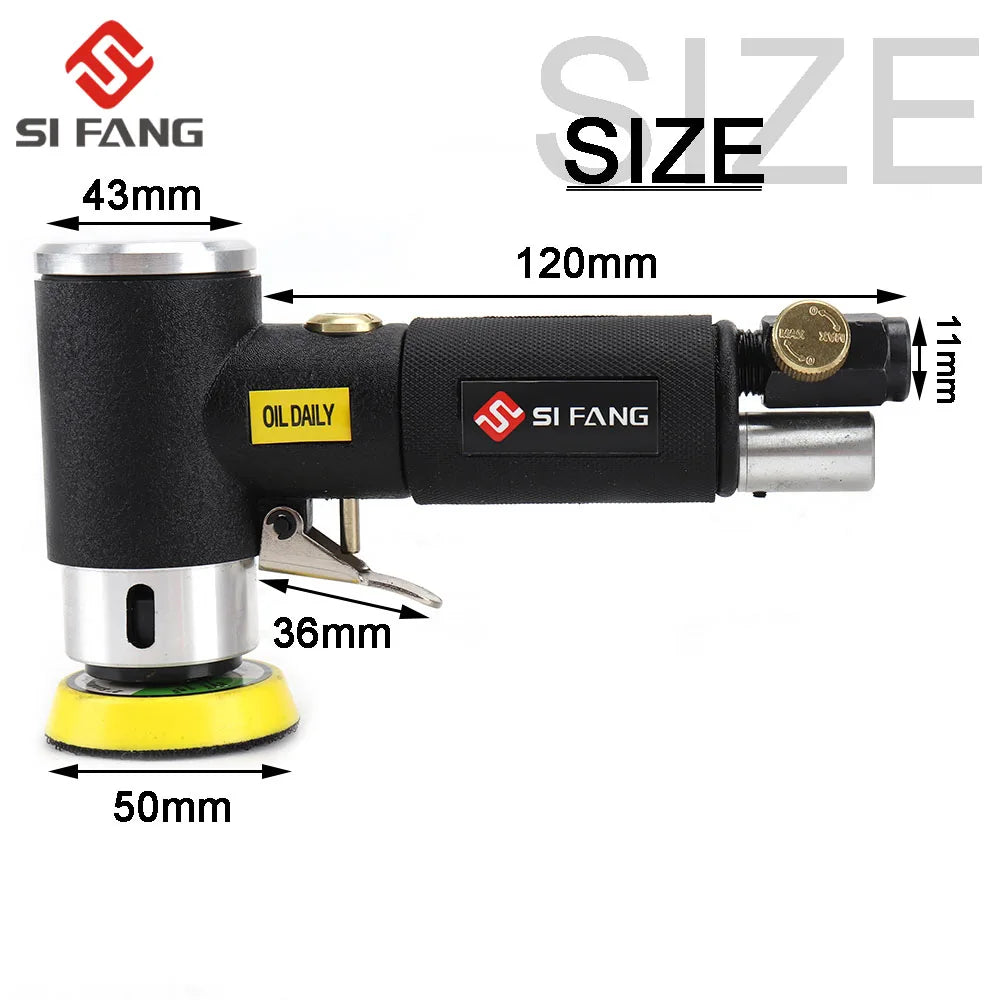 Mini Druckluft-Exzenterschleifer Pneumatik-Set für Autoaufbereitung
