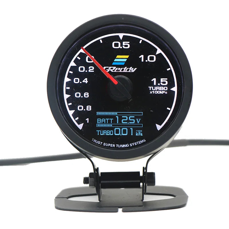 GReddi Boost Gauge Water Temp 7 Farben LCD Display – SwissGlanzGarage Ansicht 3