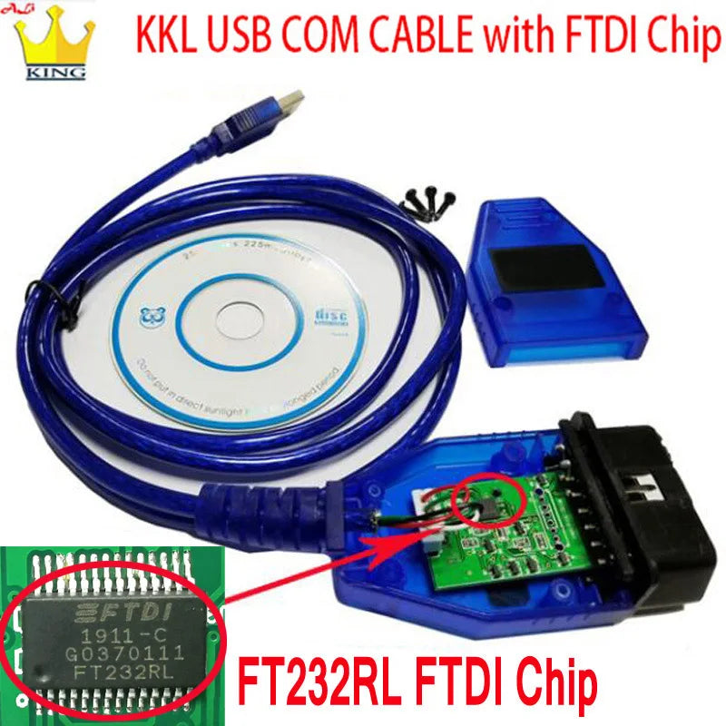 OBD2 Diagnosegerät FTDI FT232RL Chip – SwissGlanzGarage Ansicht 6