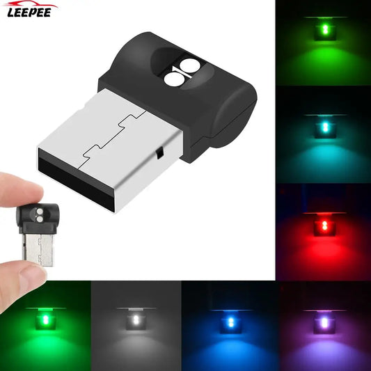 Mini USB Auto Fuß Licht LED Atmosphäre Licht Notfall Beleuchtung