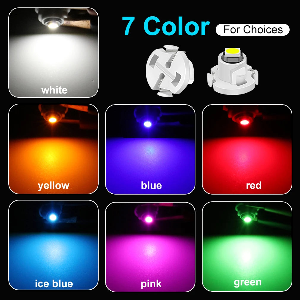 10x T5 T3 T4.2 T4.7 LED Auto-Innenraumlampe – SwissGlanzGarage Ansicht 4