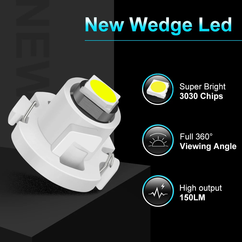 10x T5 T3 T4.2 T4.7 LED Auto-Innenraumlampe – SwissGlanzGarage Ansicht 3