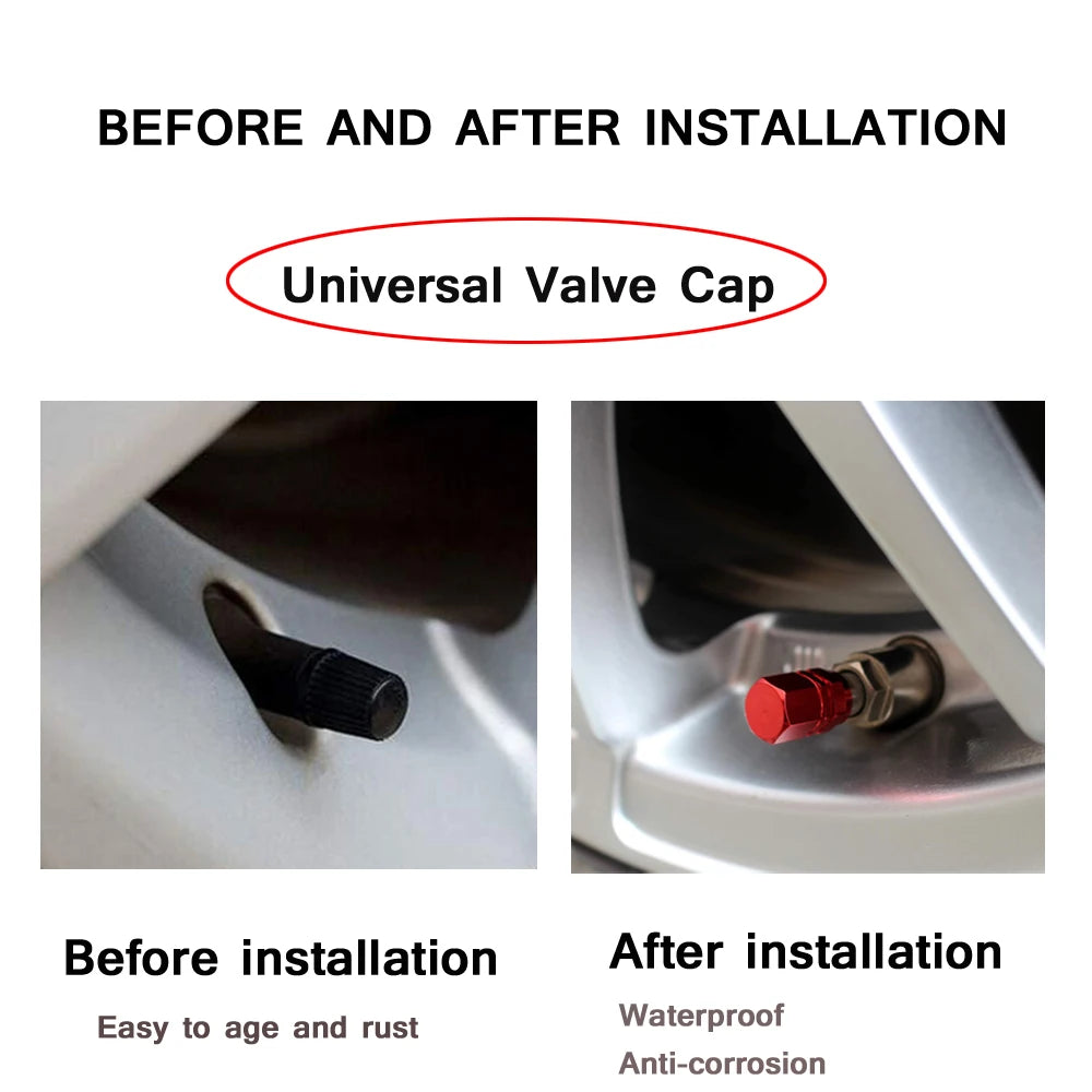 Alu-Ventilkappen Set – SwissGlanzGarage Ansicht 4
