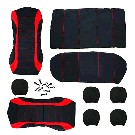 Sitzbezug Set 2/4/9 Teile Polyester – SwissGlanzGarage Ansicht 2