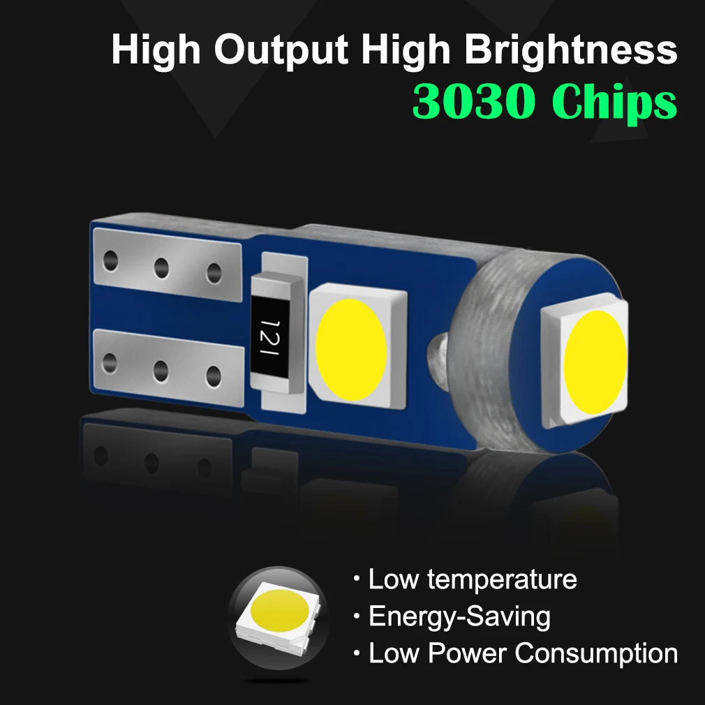 T5 LED-Birne W3W W1.2W Canbus Innenraumbeleuchtung – SwissGlanzGarage Ansicht 2