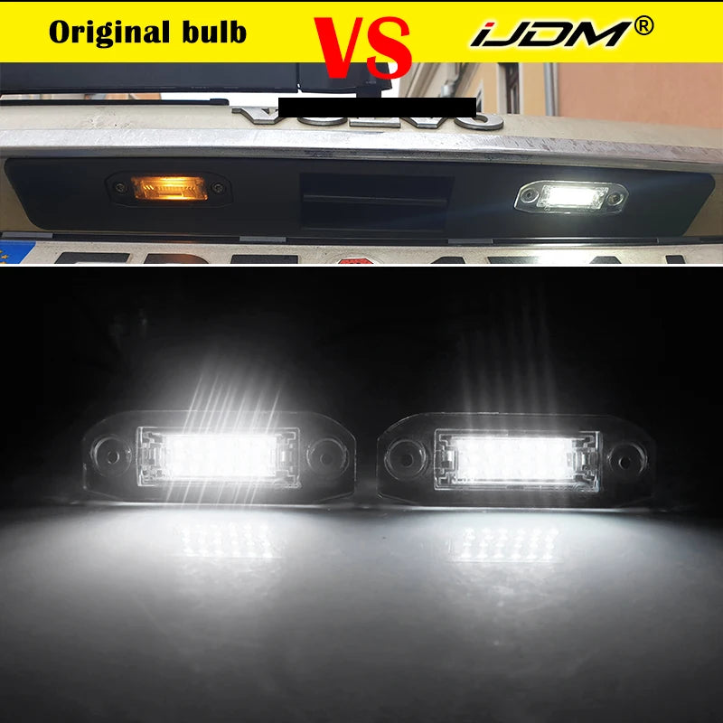 Weisse LED Kennzeichenbeleuchtung für Volvo S80 – SwissGlanzGarage Ansicht 4