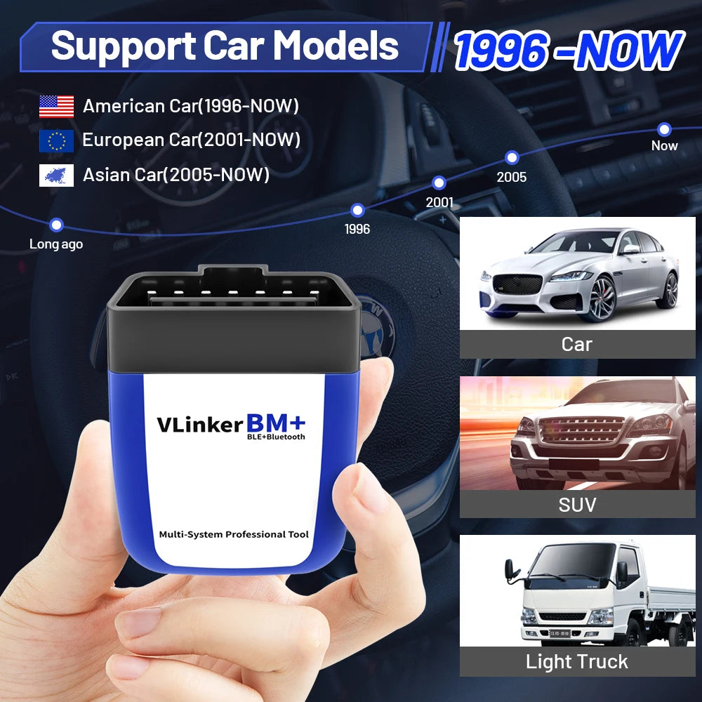 Vgate vLinker BM+ ELM327 OBD2 Scanner – SwissGlanzGarage Ansicht 5