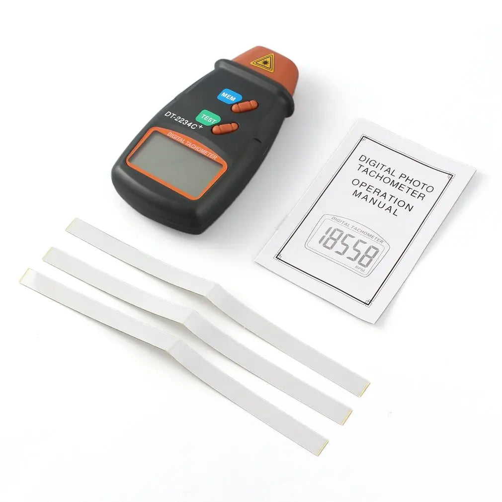 Digitaler Laser Tachometer DT-2234C – SwissGlanzGarage Ansicht 4