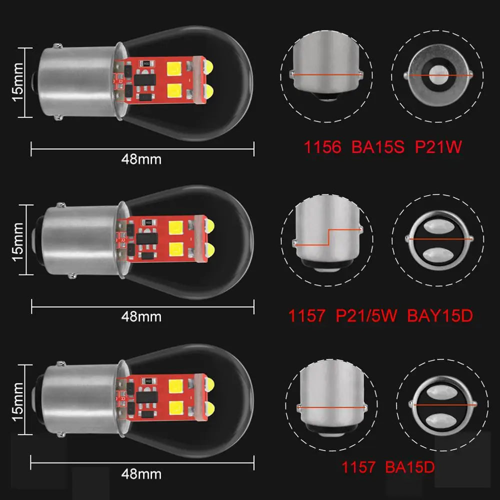 1157 BA15D LED Birne 800LM – SwissGlanzGarage Ansicht 5