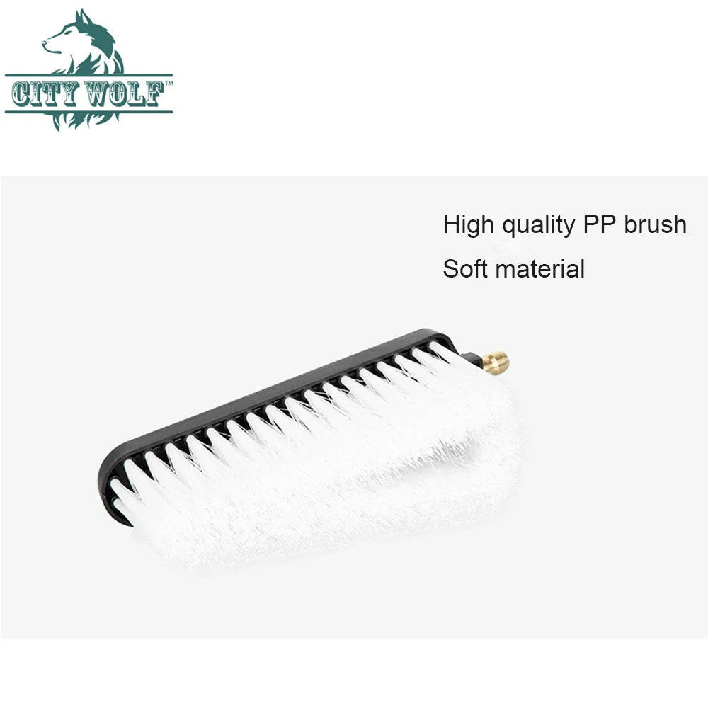 High Pressure Washer G1/4 Quick Connect Fix Brush Wheel Window Bicycle Motocycle Pool Floor Cleaner Car Washer Accessory