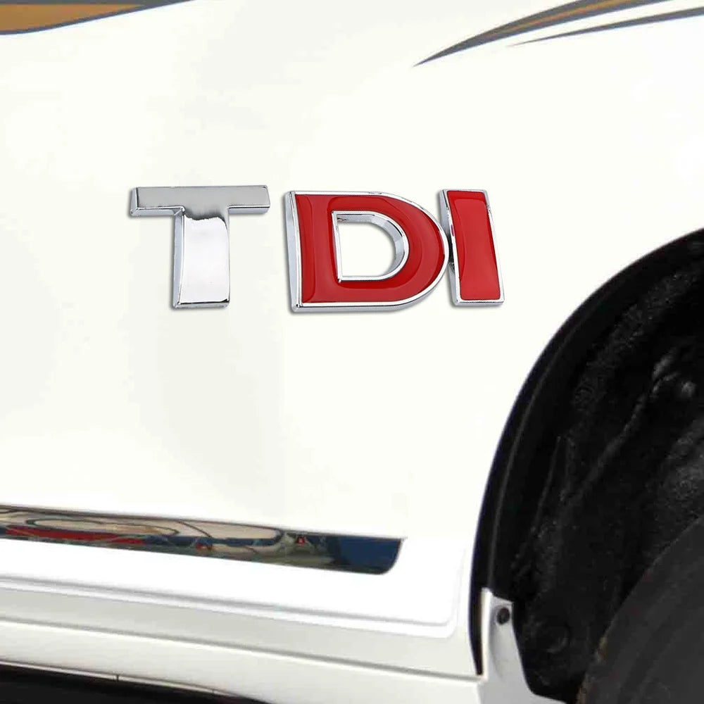 Turbo 3D Emblem Auto Aufkleber – aus Metall – SwissGlanzGarage Ansicht 2