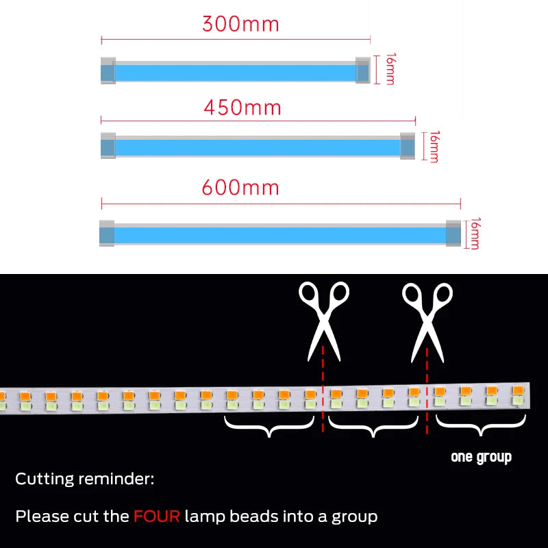 Flexible wasserdichte LED Tagfahrlicht-Streifen – SwissGlanzGarage Ansicht 3