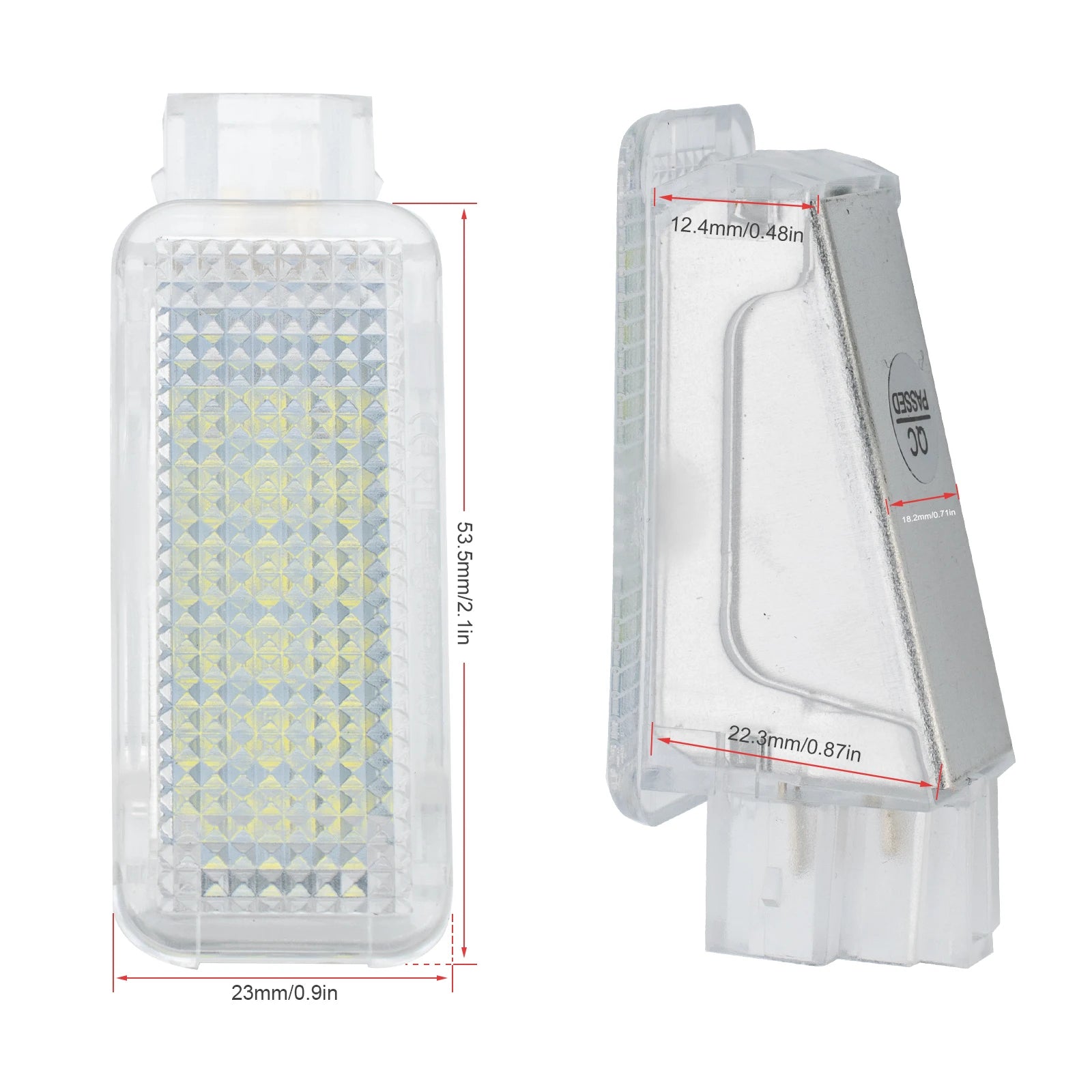 Xenon Weiss LED Fussraumbeleuchtung – SwissGlanzGarage Ansicht 3
