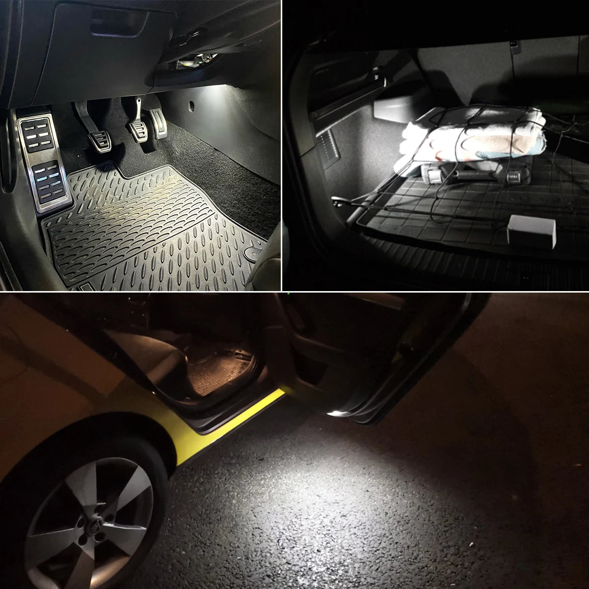Xenon Weiss LED Fussraumbeleuchtung – SwissGlanzGarage Ansicht 6
