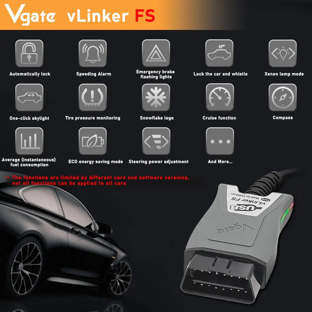 Vgate vLinker FS ELM327 OBD2 Adapter – SwissGlanzGarage Ansicht 6