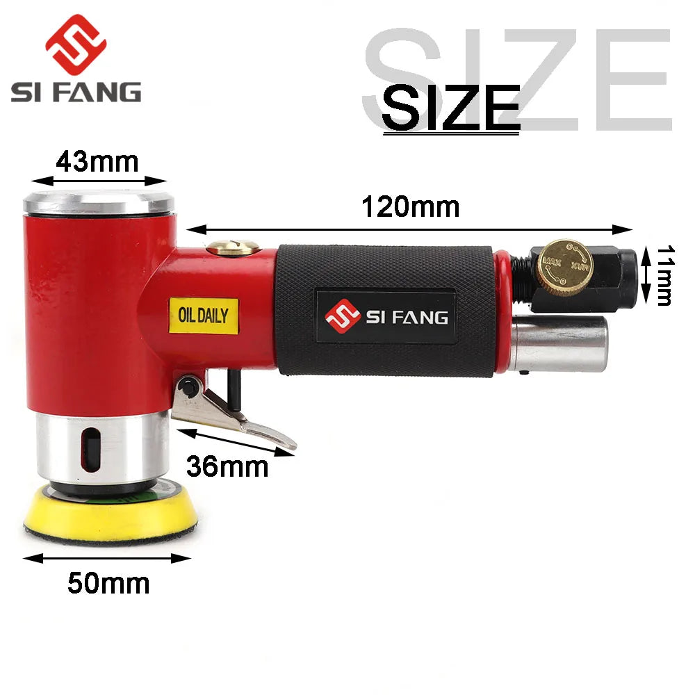 Mini Druckluft-Exzenterschleifer Pneumatik-Set für Autoaufbereitung