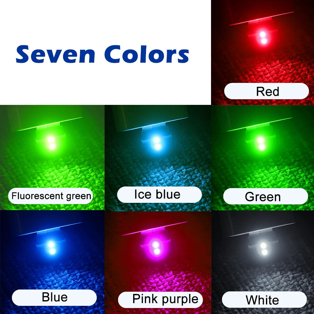 Mini USB LED Auto Licht Auto Innen Atmosphäre Licht Notfall
