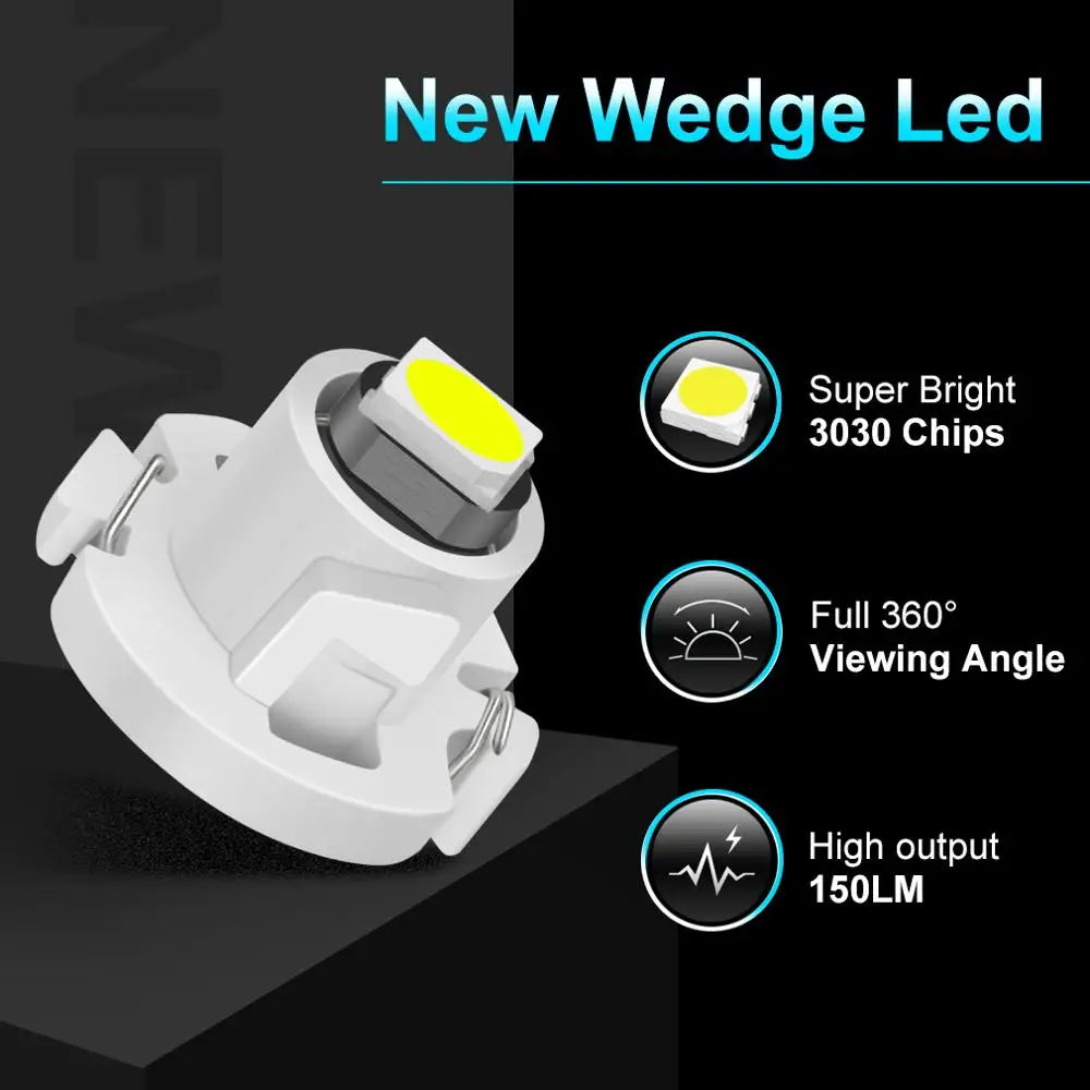T3 T4.2 T4.7 LED Birne Canbus Auto-Innenraumbeleuchtung – SwissGlanzGarage Ansicht 3
