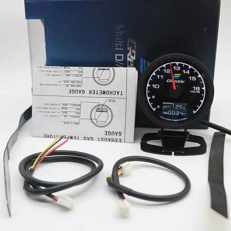GReddi Boost Gauge Water Temp 7 Farben LCD Display – SwissGlanzGarage Ansicht 4