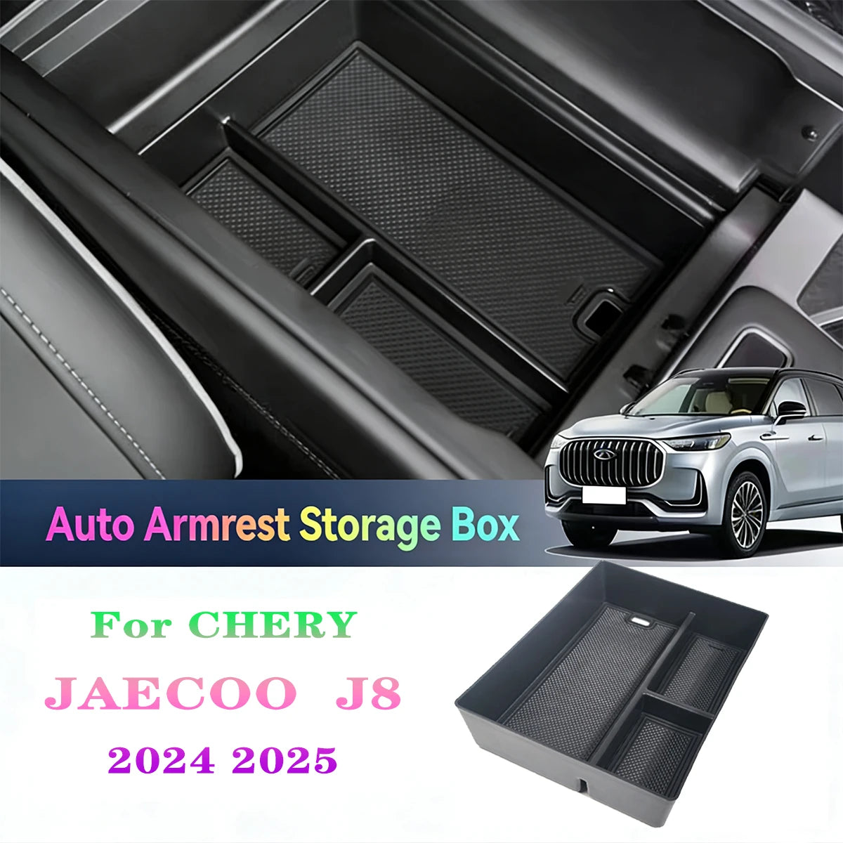 Für Chery Jaecoo J8 2024 2025 Auto-Armlehnen-Aufbewahrungsbox