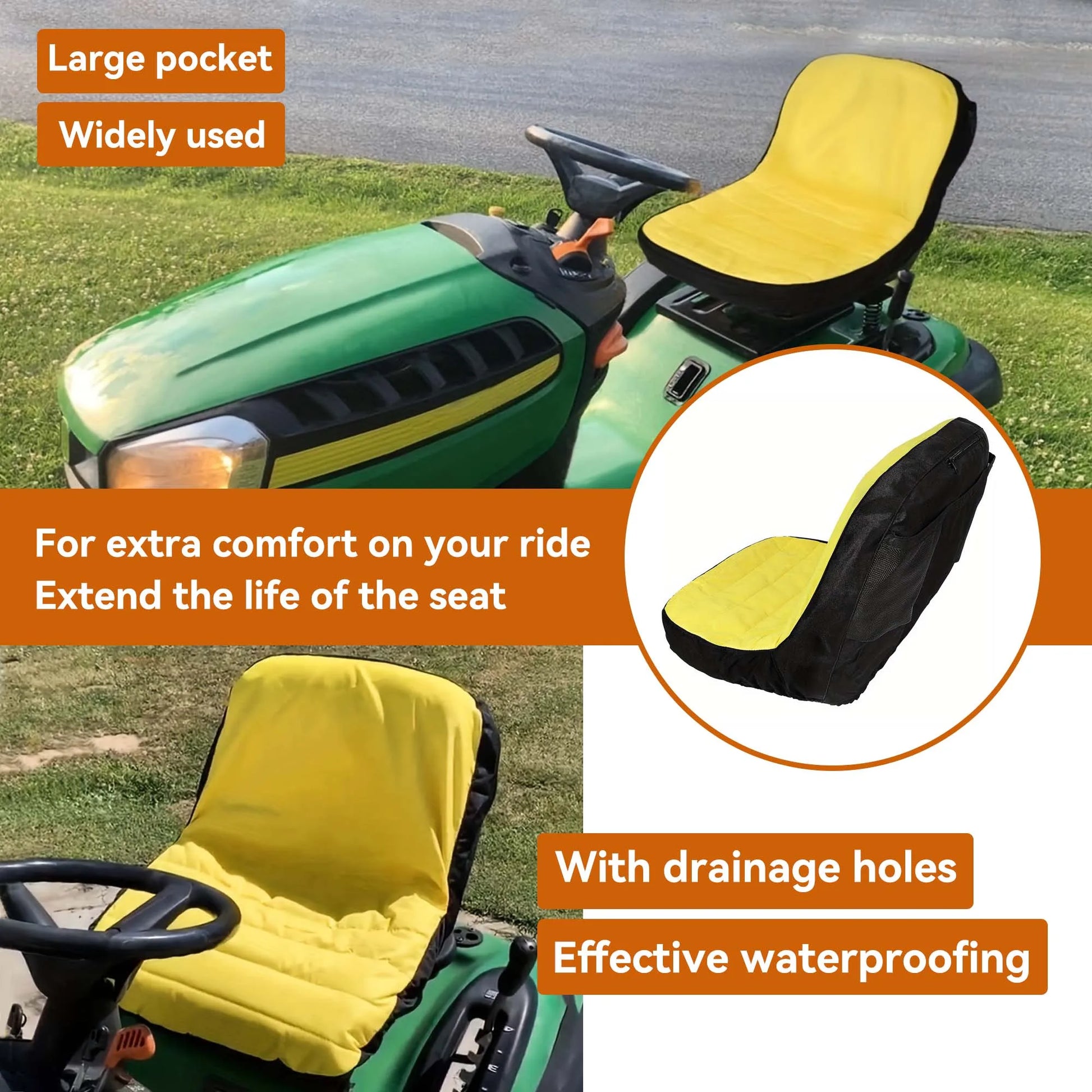 Sitzschoner mit Polsterung LP92334 John Deere – SwissGlanzGarage Ansicht 5