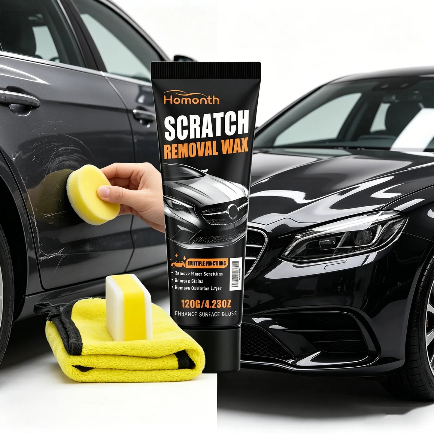 Kratzer-Entfernungs-Set Auto-Kratzer-Entferner Politur Lackschutzschicht-Sicherer Lackreparatur für Auto-Detailing DI...