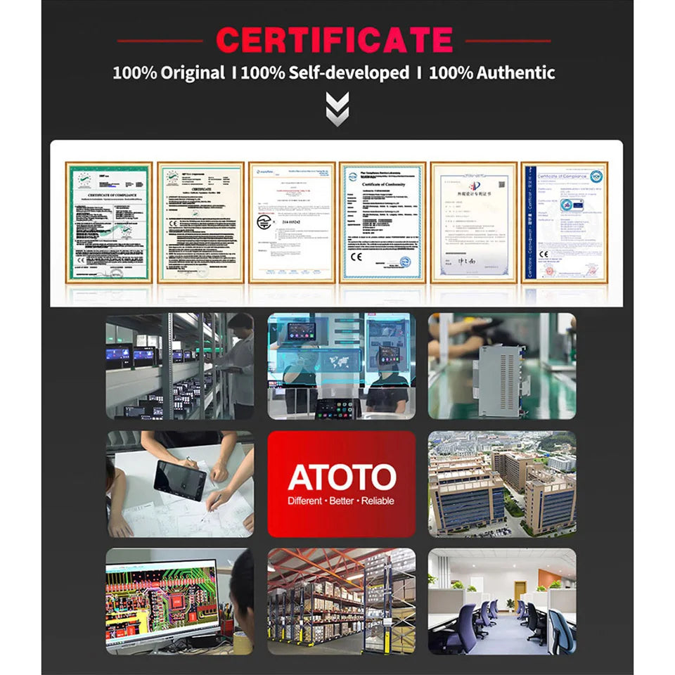 ATOTO 44P2 1080P USB Rückfahrkamera – SwissGlanzGarage Ansicht 6