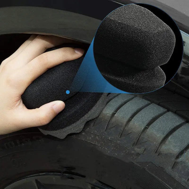 Auto Wachsen Polieren Schwamm Polieren Pflege Applikator Reifen Wachs Pad Für Auto Detaillierung Beschichtung Rad Gla...