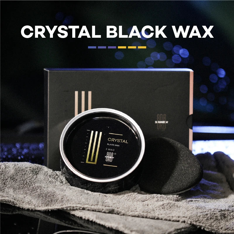 Crystal Black Wax Paste Wax – Premium-Autowachs für einen tiefen, reflektierenden Glanz mit langanhaltendem Schutz – ...