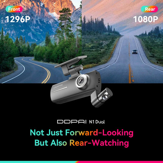 DDPAI Dash Cam N1 Dual 1296P – SwissGlanzGarage Ansicht 2