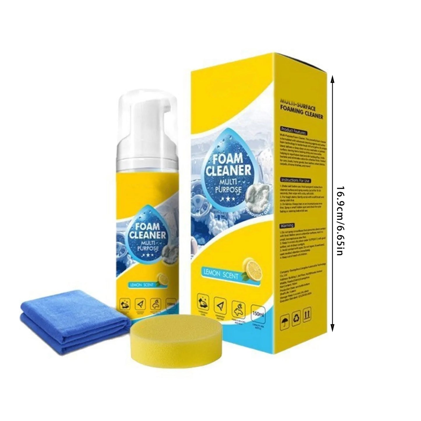 10ml Kraftvoller & Vielseitiger Auto-Innenraum-Schaumreiniger