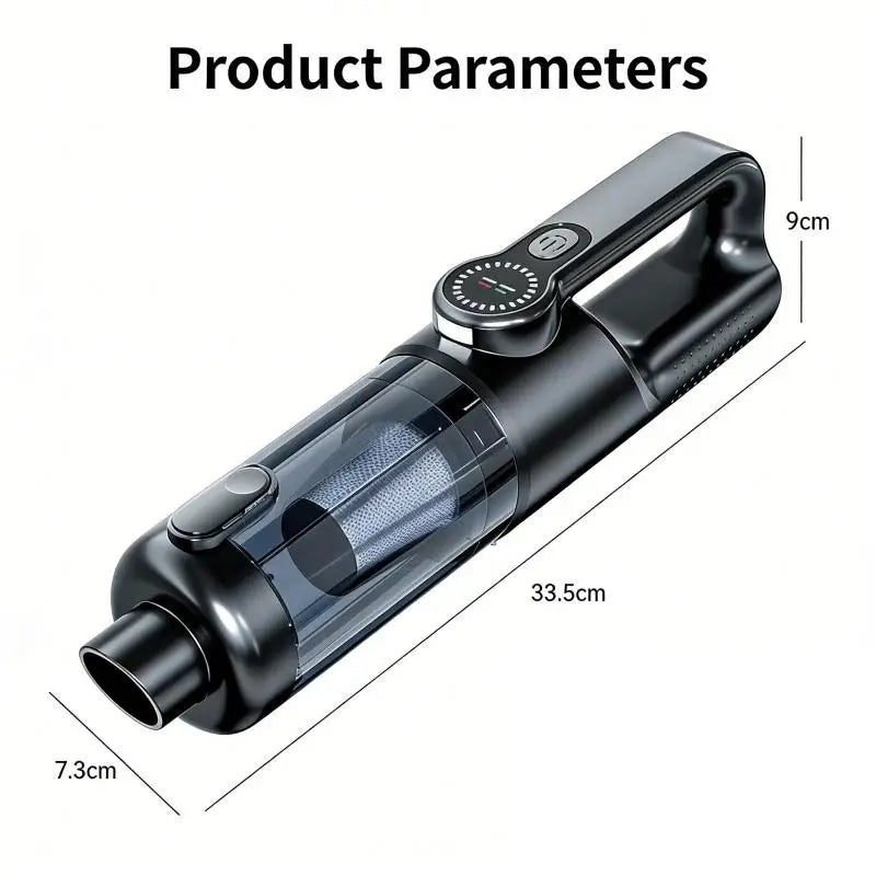 CENRR Mini Auto-Staubsauger kabellos 998000PA – mit Saugnapf – SwissGlanzGarage Ansicht 5