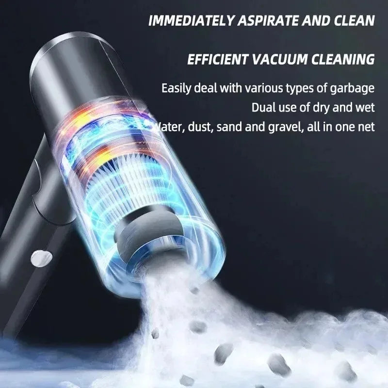 Kabelloser Auto-Staubsauger mit Zubehör – SwissGlanzGarage Ansicht 5