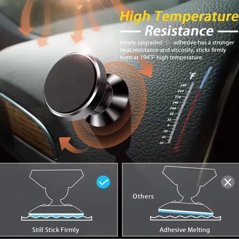 Magnetische Auto-Handyhalterung Magnet-Halterung zum Aufkleben auf Armaturenbrett Wand Mobiltelefon-Halterung im Auto...