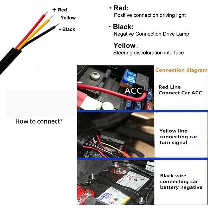 Flexible wasserdichte LED Tagfahrlicht-Streifen – SwissGlanzGarage Ansicht 4