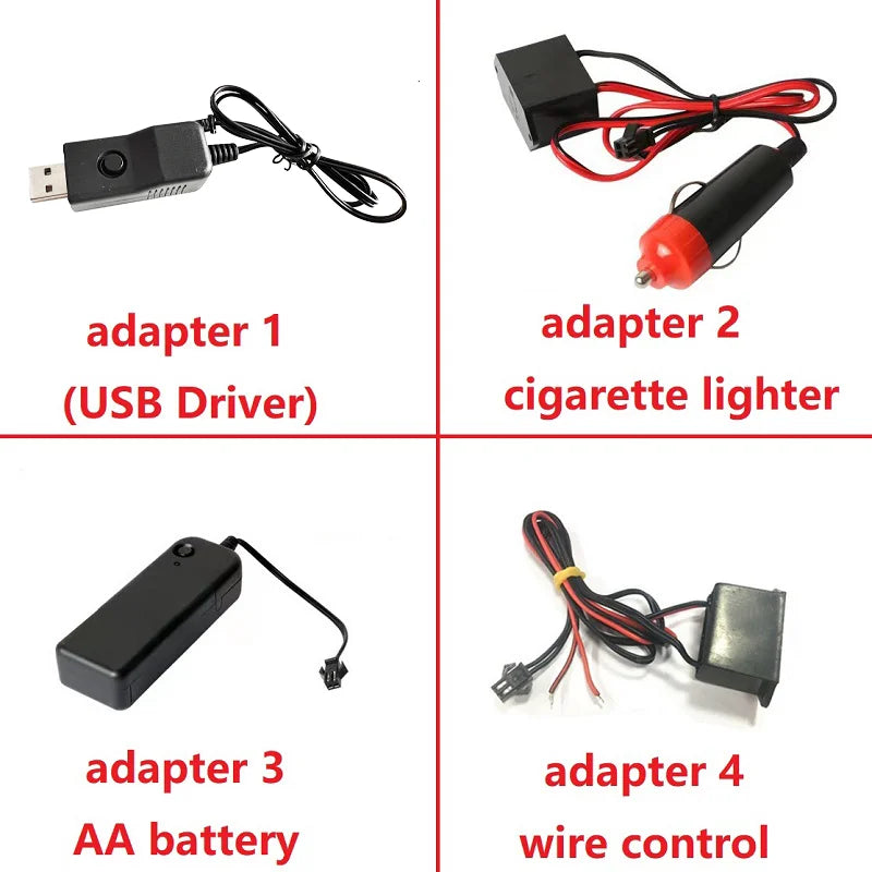 Auto-Innenraum LED Dekorationslampe 5M – SwissGlanzGarage Ansicht 2