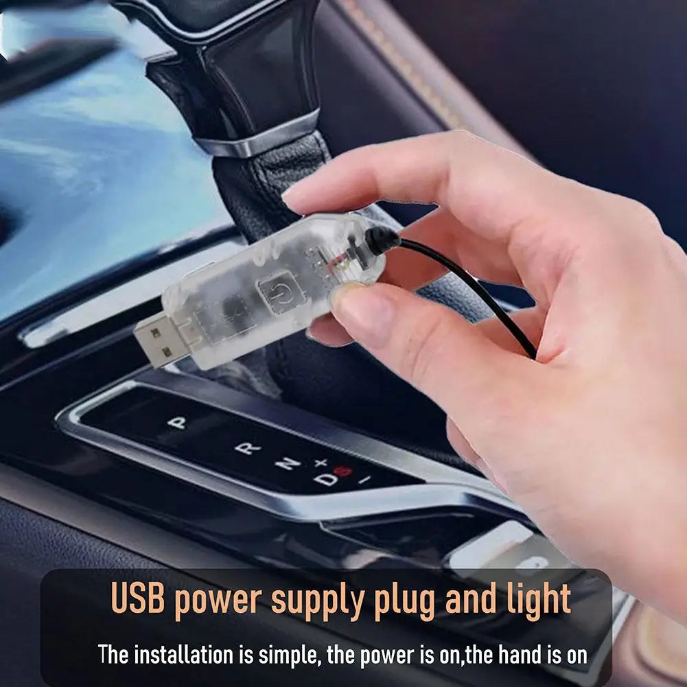 Auto Innen Dekorative Lampen Streifen RGB Auto Innen Umgebungs LED