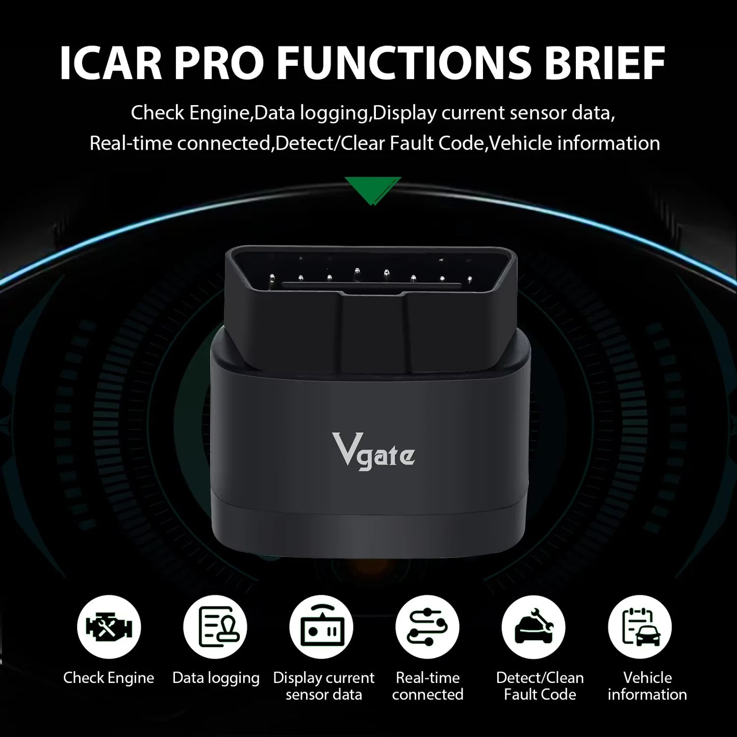 Vgate iCar Pro 2S OBD2 Scanner Bluetooth 5.3 – SwissGlanzGarage Ansicht 3