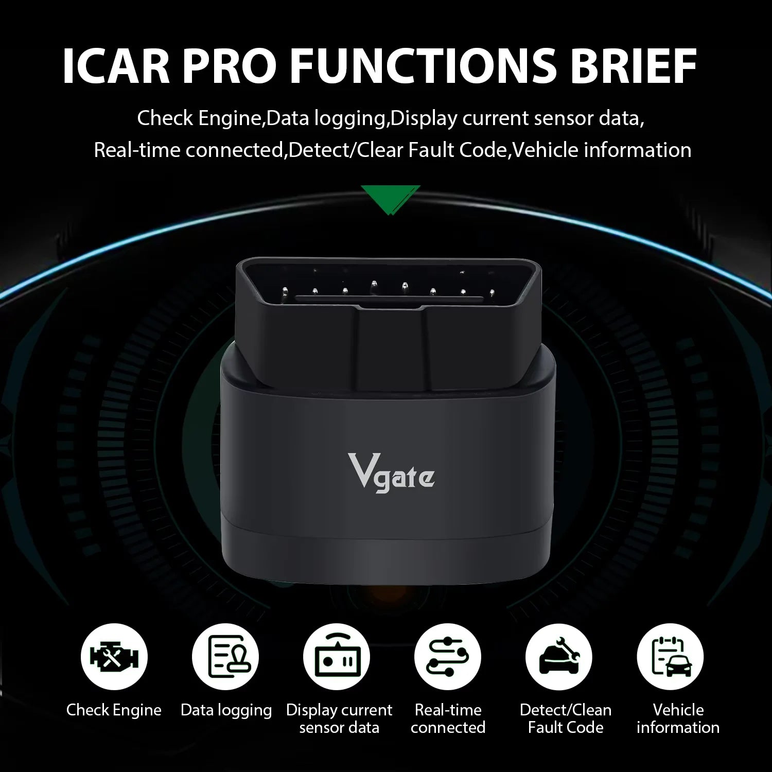 Vgate iCar Pro 2S OBD2 Scanner Bluetooth 5.3 – SwissGlanzGarage Ansicht 3